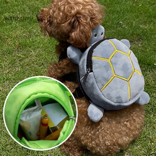 Wanpanyu กระเป๋าเป้สะพายหลัง ขนาดเล็ก ลายการ์ตูนเต่าน่ารัก ปรับได้ สะดวกสบาย สําหรับสัตว์เลี้ยง สุนัข