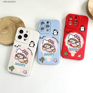 Realme Narzo 50 50A Pro Prime 5G เคสเรียวมี สำหรับ Penguin Girl เคส เคสโทรศัพท์