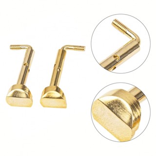 New Arrival~Chinrest Clamps Chinrest Screws Copper Gold Plating Screws Parts Set 2PCS