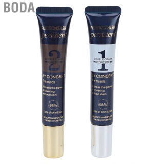 Boda 2Pcs Tattoo   Sweatproof Safe Ingredients Beige Bronze Make Up for Birthmarks Accessories