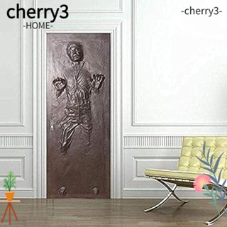 Cherry3 ภาพจิตรกรรมฝาผนัง PVC กันน้ํา มีกาวในตัว 77X200 ซม. สําหรับตกแต่งห้องนอน ห้องนั่งเล่น