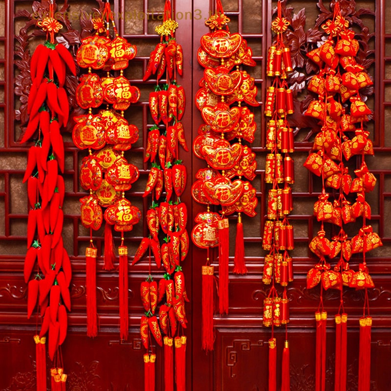 cny-ใหม่-เครื่องประดับแขวนประตู-เทศกาลปีใหม่จีน-สีแดง-สําหรับตกแต่งบ้าน-2024