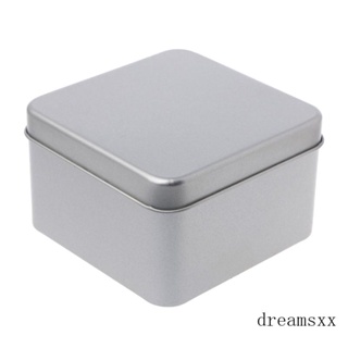 Dream กล่องเก็บเหรียญโลหะดีบุก ขนาดเล็ก 9x9 ซม. สีเงิน สําหรับจัดเก็บเหรียญ ลูกอม