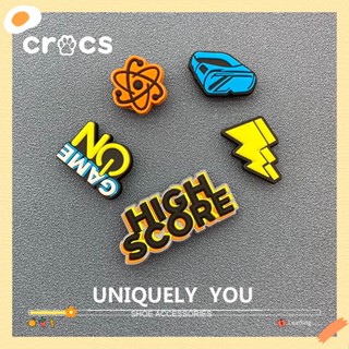 Corcs jibbitz Game Series Crocs หัวเข็มขัดรองเท้า ลายการ์ตูนน่ารัก หัวเข็มขัดตกแต่ง Crocs charms แฟชั่นเกาหลี รองเท้าดอกไม้