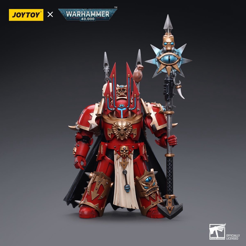 โมเดลทหารทหาร-warhammer-chaos-star-warrior-ape-red-butcher-armor-wizard-lord-ขยับได้-7oxt