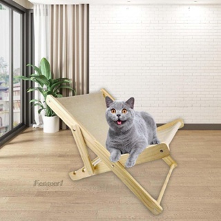 [Fenteer1] เปลเตียงนอน เก้าอี้ ปรับได้ แบบพกพา สําหรับสัตว์เลี้ยง สุนัข แมว