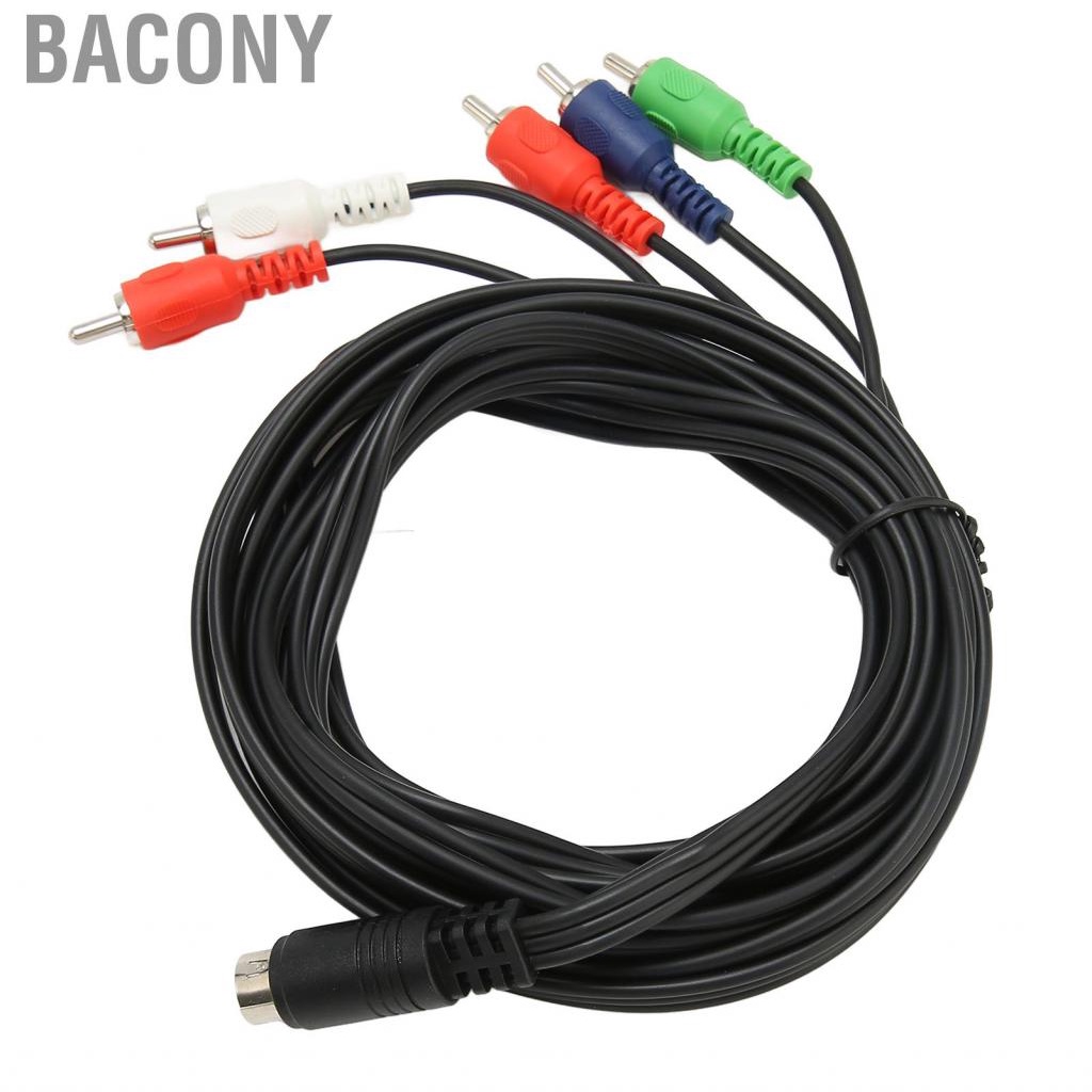 bacony-10-pin-av-din-cable-replacement-noise-reduction-to-5-rca-for-projectors-tvs