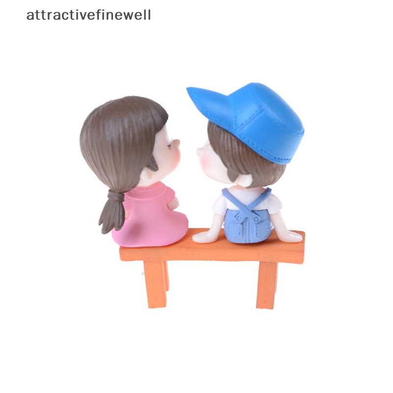 attractivefinewell-ตุ๊กตาคู่รักจิ๋ว-สําหรับตกแต่งบ้านตุ๊กตา-3-ชิ้น-ต่อชุด