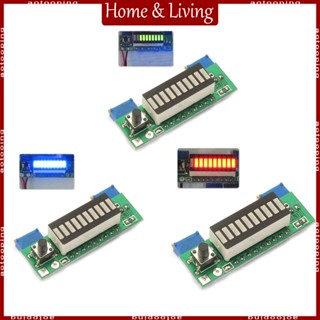 Aotoo ชุดโมดูลทดสอบความจุแบตเตอรี่ลิเธียม LED LM3914 3 7V Diy