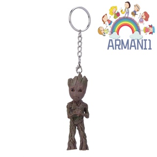 [armani1.th] พวงกุญแจรถยนต์ ลายการ์ตูน Guardians of Galaxy Tree Man (9)