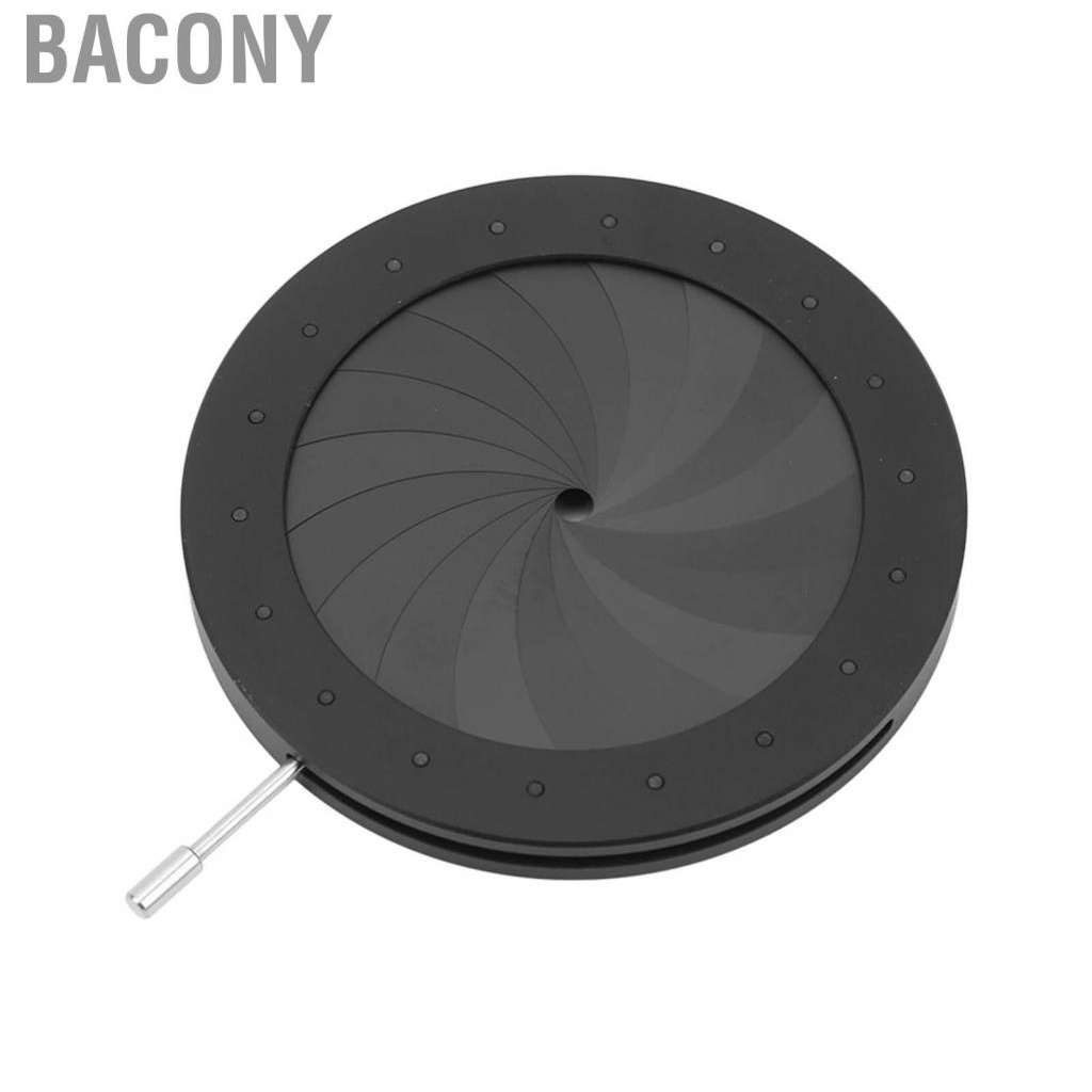 bacony-metal-aperture-diaphragm-handle-operation-compact-for