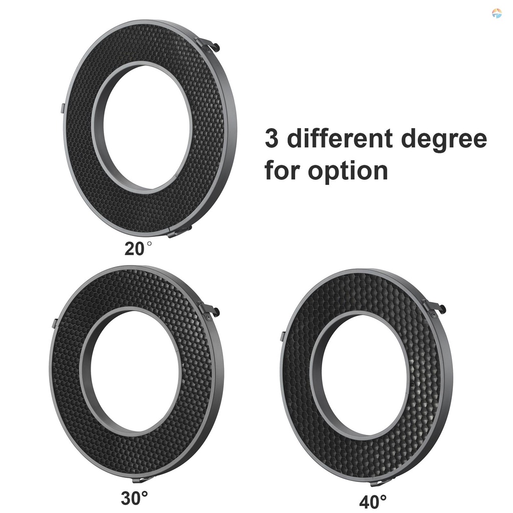 fsth-godox-r200-hc40-40-อุปกรณ์เสริมแฟลชกล้อง-แหวนโลหะ-รูปรังผึ้ง-สําหรับ-godox-r200
