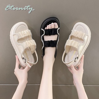Eternity   รองเท้าแตะผู้หญิง รองเท้าแตะชายหาด พื้นหนา กันลื่น แฟชั่นฤดูร้อน สําหรับผู้หญิง สง่างาม  Unique High quality คุณภาพสูง Trendy FDL239027M 36Z230909