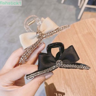 Fishstick1 กิ๊บติดผมเรซิ่น คริสตัล รูปฉลาม เรขาคณิต น่ารัก หลากสี สไตล์เกาหลี สําหรับผู้หญิง