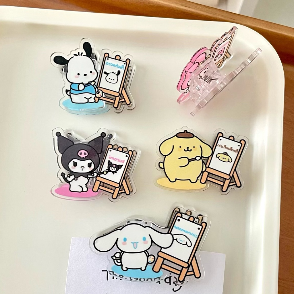 sanrio-kuromi-super-durable-fun-creative-acrylic-desk-note-clip