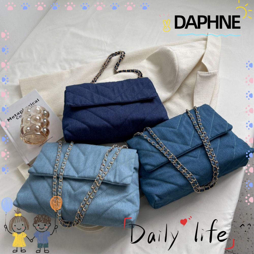 daphne-กระเป๋าสะพายข้าง-กระเป๋าถือ-ผ้าแคนวาส-ความจุสูง-สีพื้น-สําหรับสตรี