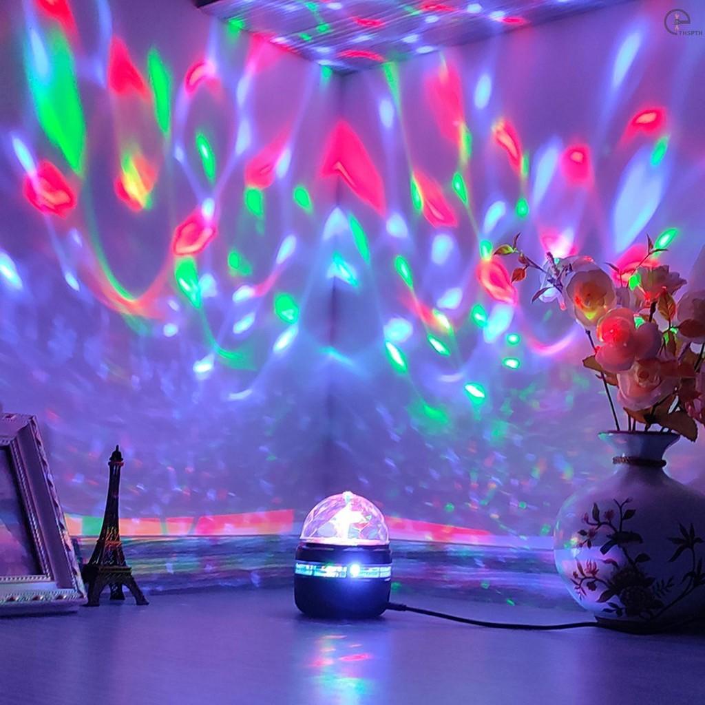 ไฟดิสโก้-disco-light-ไฟเทค-ไฟปาร์ตี-โคมไฟดาว-โคมไฟฉายดาว-led-party-สีมัลติฟังก์ชั่หมุนไฟ-led