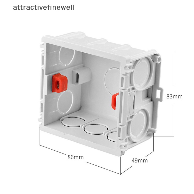 attractivefinewell-กล่องติดตั้งภายใน-สําหรับสวิตช์-86-แบบ-และซ็อกเก็ตสายไฟ-tiv