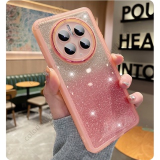 เคสโทรศัพท์มือถือซิลิโคน TPU นิ่ม แบบใส บาง กันกระแทก แต่งกลิตเตอร์ วิบวับ เรียบง่าย สําหรับ Huawei Mate 50 60 Pro 60Pro 50Pro Mate50 Mate60