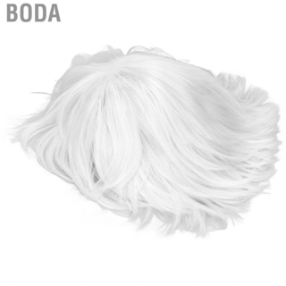 Boda High Temperature Synthetic Hair Wig Fashionable Fluffy White