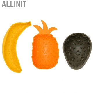 Allinit Pet Lick Mat Interactive Slow  Reduce Boredom Anxiety Fruit Shaped Calming Treat Pad for Dog Puppy