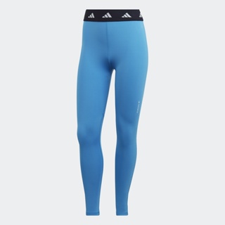 adidas เทรนนิง กางเกงเลกกิ้งเจ็ดส่วน Techfit ผู้หญิง สีน้ำเงิน HL6074
