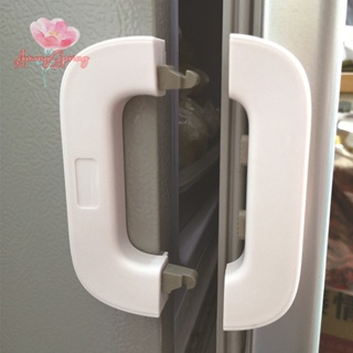 Amongspring&gt; ใหม่ อุปกรณ์ล็อคประตู ลิ้นชัก ตู้เย็น อเนกประสงค์ เพื่อความปลอดภัย สําหรับเด็ก
