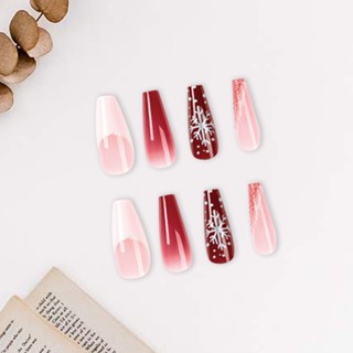 เล็บปลอม แต่งไล่โทนสี ใช้ซ้ําได้ สําหรับตกแต่งเล็บ Diy