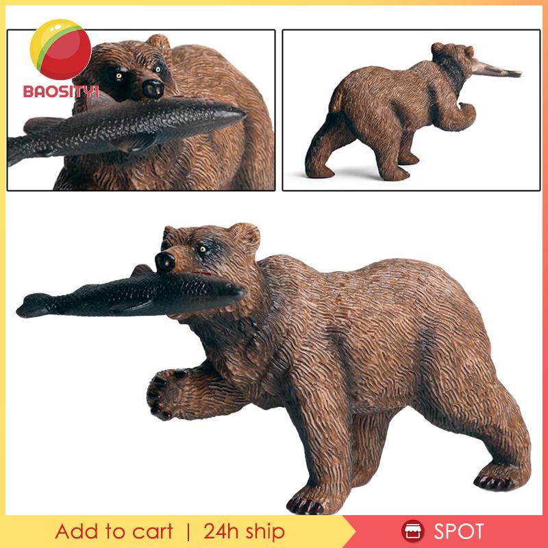 baosity1-ฟิกเกอร์-รูปปั้นสัตว์ป่า-หมี-เสมือนจริง-ของเล่นเสริมการเรียนรู้-สําหรับเด็ก