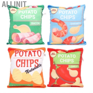 Allinit Potato Chips  Dog Toy Built in Rattling Paper Bite Resistant Squeaky Snack Bag for Puppy Toys