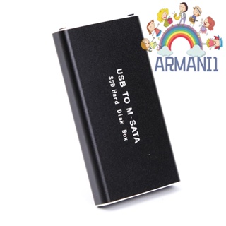 [armani1.th] กล่องฮาร์ดดิสก์มือถือ mSATA เป็นอะแดปเตอร์ Type-C 3.1 SSD สําหรับแล็ปท็อป