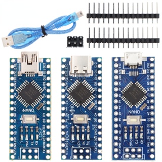 Samiore ROBOT บอร์ดโมดูลควบคุม PCB ไม่มี USB V3.0 สําหรับ arduino Nano 3.0 Atmega328
