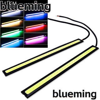 Blueming2 แถบไฟ LED 12V 0.2A 7 สี กันน้ํา สําหรับติดตกแต่งภายในรถยนต์ เรือ รถตู้ 2 ชิ้น