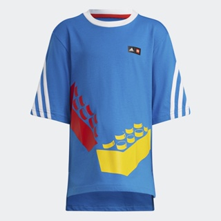 adidas ไลฟ์สไตล์ เสื้อยืด adidas x Classic LEGO® เด็ก สีน้ำเงิน HP0942