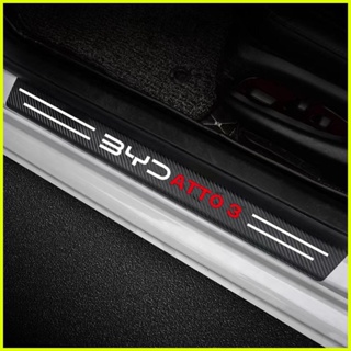 สติกเกอร์หนัง ติดขอบประตูรถยนต์ สําหรับ BYD Atto 3 EV 2022 2023