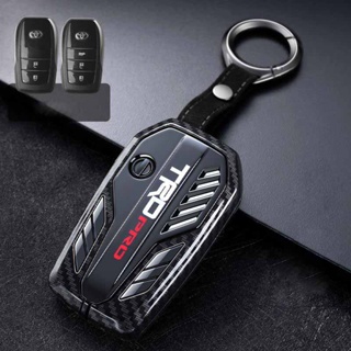 เคสกุญแจรถยนต์ คาร์บอนไฟเบอร์ สําหรับ Toyota Hilux Rogue&amp;Revo NewInnova Fortuner 2016-2021 Camry