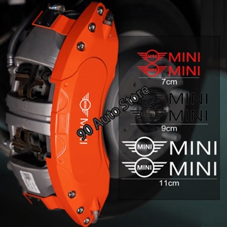 สติกเกอร์ฟิล์ม ลายตราสัญลักษณ์ สําหรับตกแต่งรถยนต์ MINI Cooper R56 R50 F56 R52 6 ชิ้น