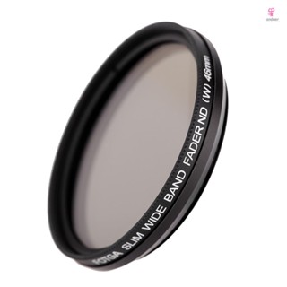 Fotga 46mm Slim Fader Variable ND Filter Adjustable Neutral Density Lens for Creative Visual Effects