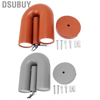 Dsubuy U Shape Wall Lamp Iron ABS Nordic Modern Warm Light Decorative Mounted