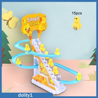 [Dolity1] ของเล่นเป็ดไฟฟ้า บันไดปีนเขา ในร่ม สําหรับเด็กวัยหัดเดิน