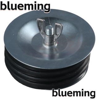 Blueming2 จุกปิดท่อระบายน้ํา แบบยาง โลหะ ขนาด 4 นิ้ว กันกลิ่น พร้อมปีกกลไก