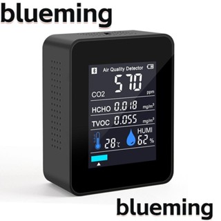 Blueming2 5 in 1 มอนิเตอร์ CO2 หน้าจอ LED HD คาร์บอนไดออกไซด์ ขนาดเล็ก ความแม่นยําสูง สีดํา สําหรับรถยนต์ โรงแรม