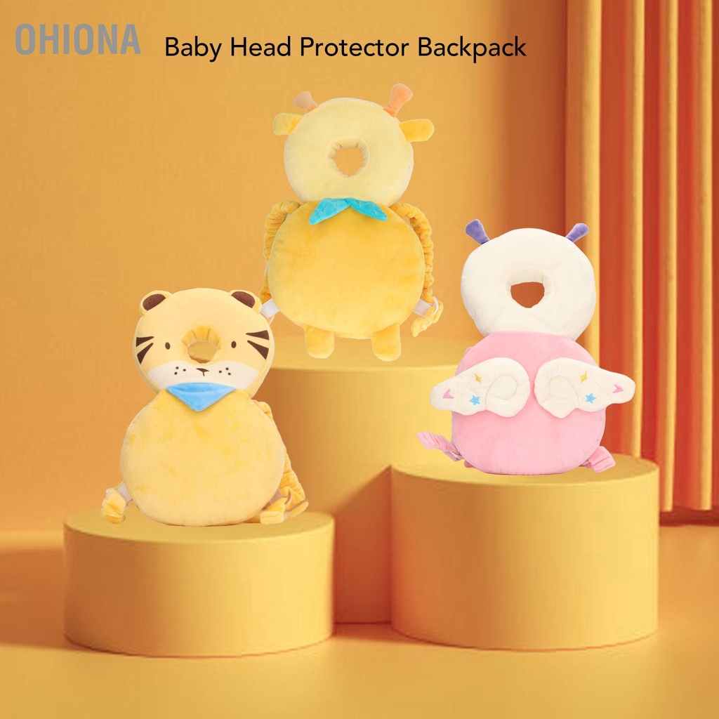 ohiona-ปรับทารกการ์ตูนหัวป้องกัน-pad-soft-breathable-เด็กวัยหัดเดินน่ารัก-head-protector-กระเป๋าเป้สะพายหลัง