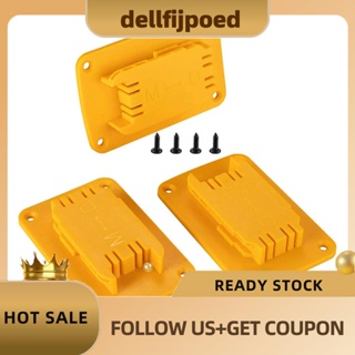 【dellfijpoed】เมาท์ยึดเครื่องมือสว่าน สีเหลือง สําหรับ Dewalt 20V 12V M18 3 แพ็ค