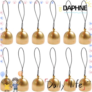 Daphne กระดิ่งลมโลหะ 2.85 ซม. กันขโมย สําหรับแขวนตกแต่งบ้าน DIY 4 ชิ้น