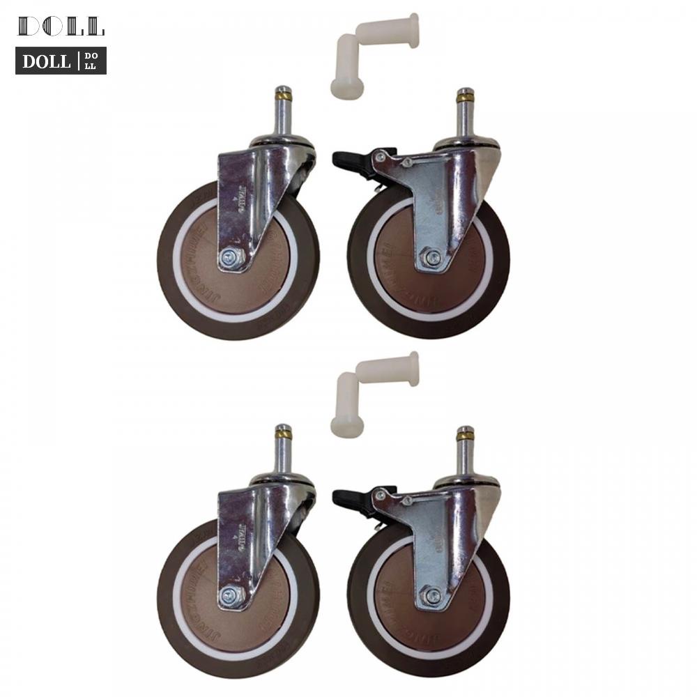 new-sturdy-4-inch-tpr-rubber-swivel-stem-caster-wheels-set-of-4-industrial-grade