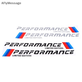 Afl สติกเกอร์สะท้อนแสง M Performance Limited Edition สําหรับติดประตูรถยนต์ 2 ชิ้น