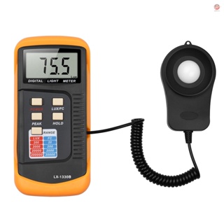 Digital Illuminance Light Meter Manual Range Luxmeter for Industrial Lab Plants