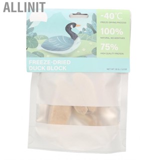 Allinit Freeze Dried Duck Pieces High Protein Healthy Pet Treat For Dog  1.2oz