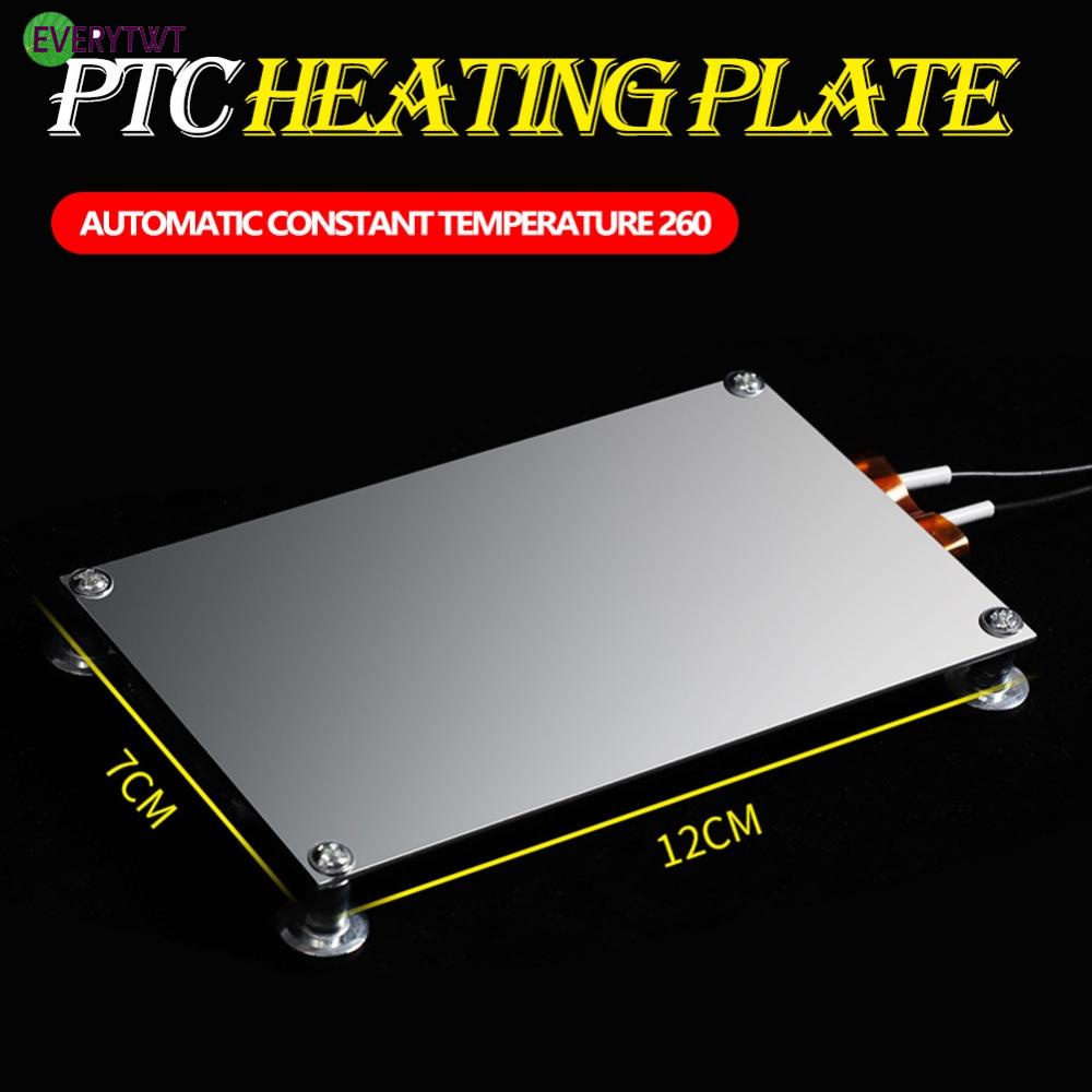 new-220v-110w-power-ptc-heating-plate-automatic-260-split-station-aluminum